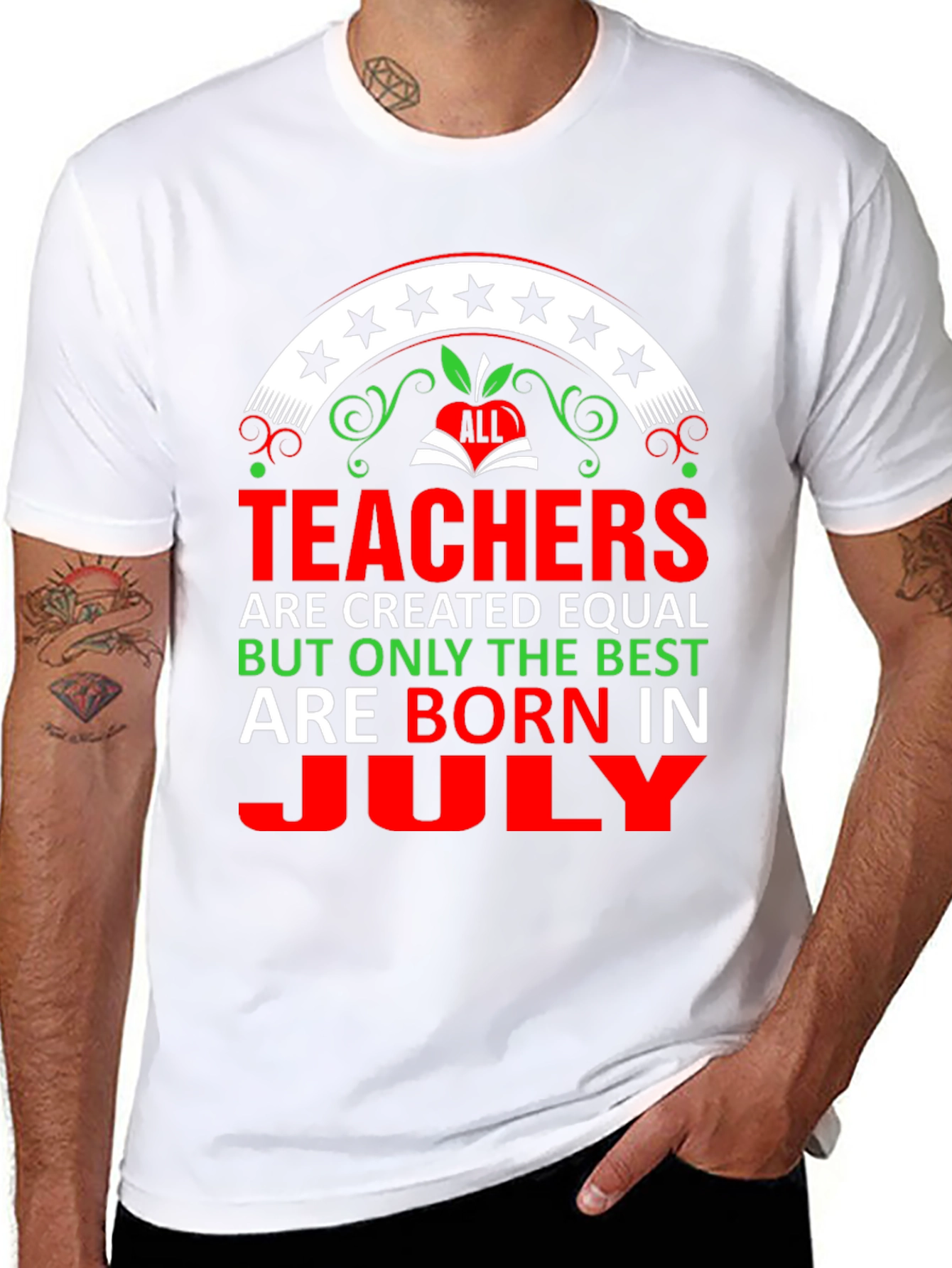 Camiseta Teachers are born in July