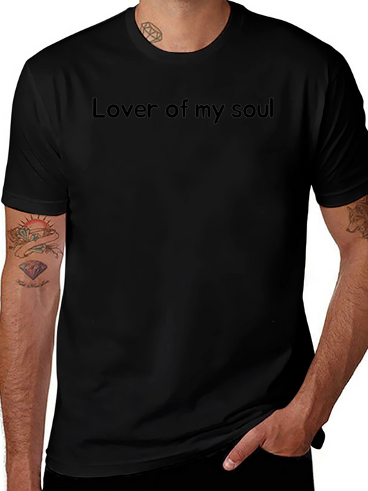 Camiseta Negra Amante de mi alma