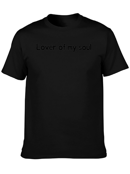 Camiseta Negra Amante de mi alma