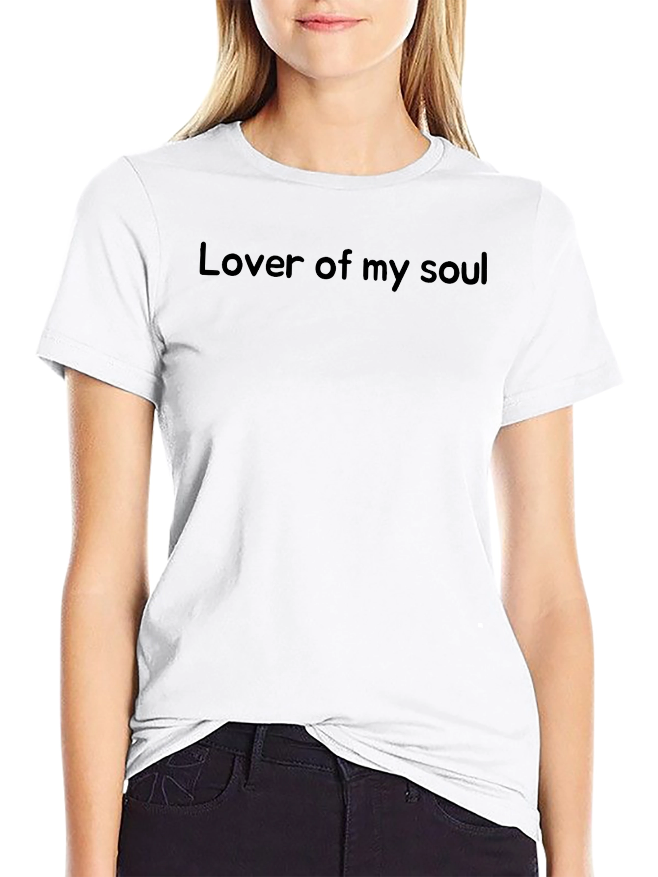 Camiseta Negra Amante de mi alma