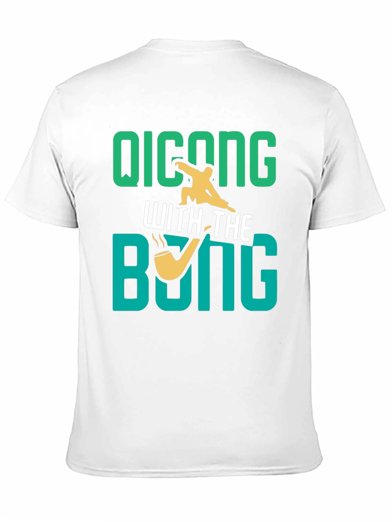 Camiseta Negra: Qicong With The Bong