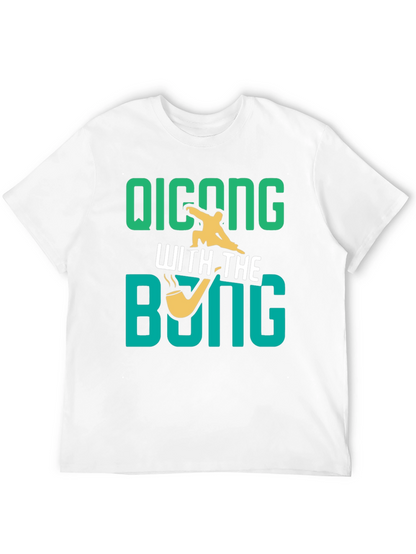 Camiseta Negra: Qicong With The Bong