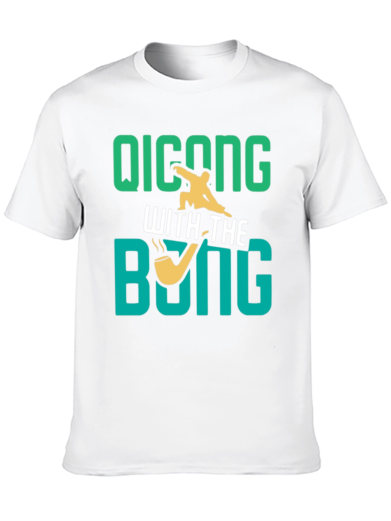 Camiseta Negra: Qicong With The Bong