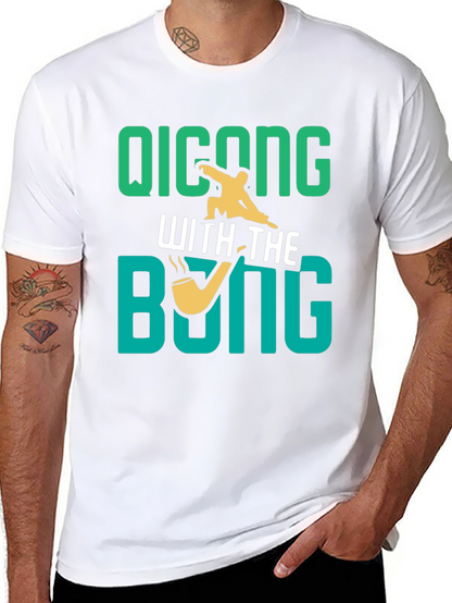 Camiseta Negra: Qicong With The Bong