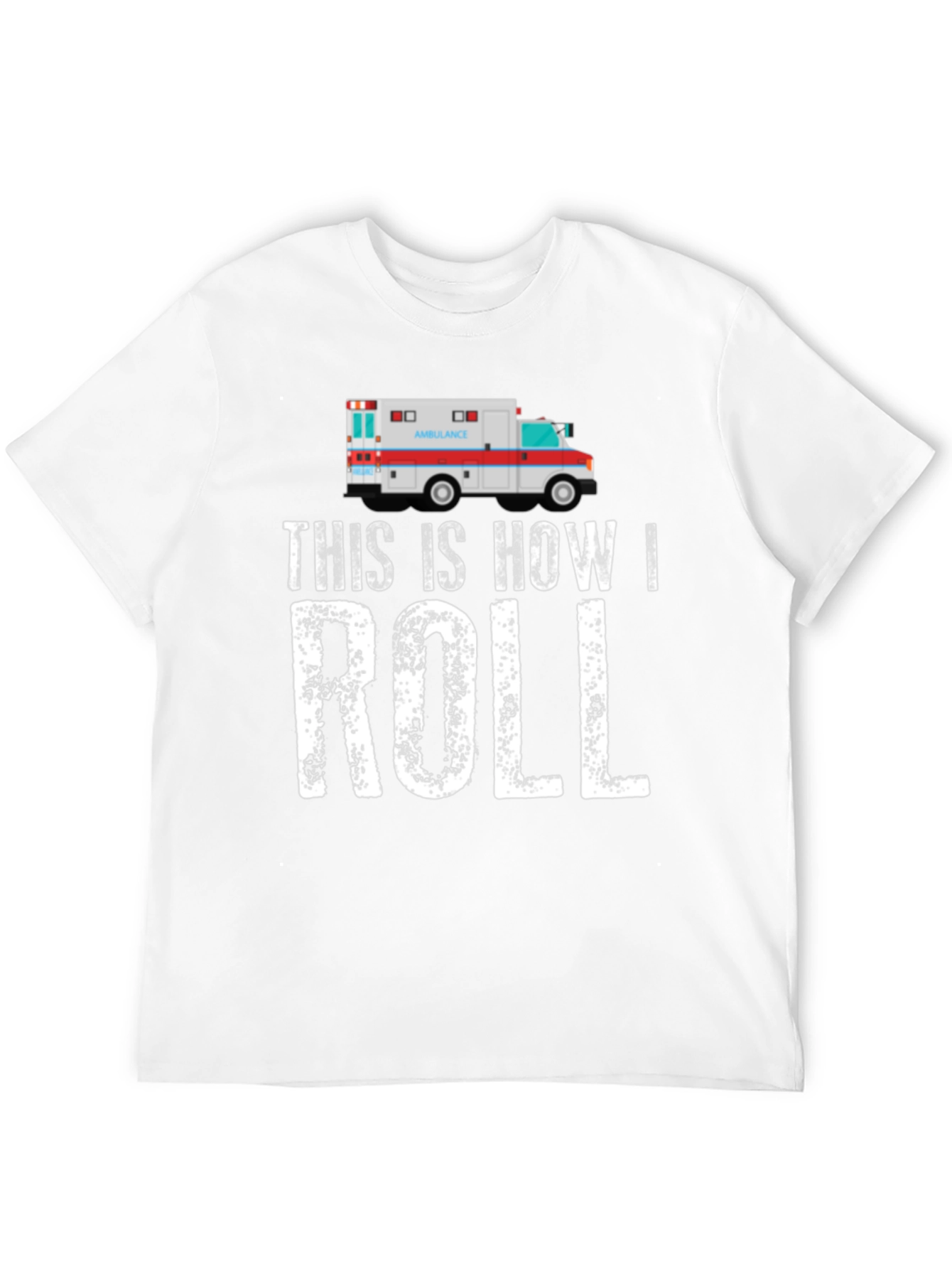 Camiseta Negra Así es Como Ruedo Ambulancia