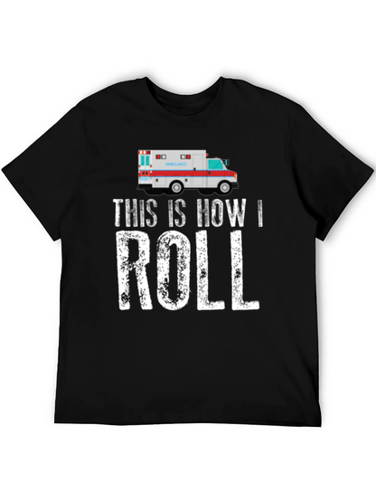 Camiseta Negra Así es Como Ruedo Ambulancia