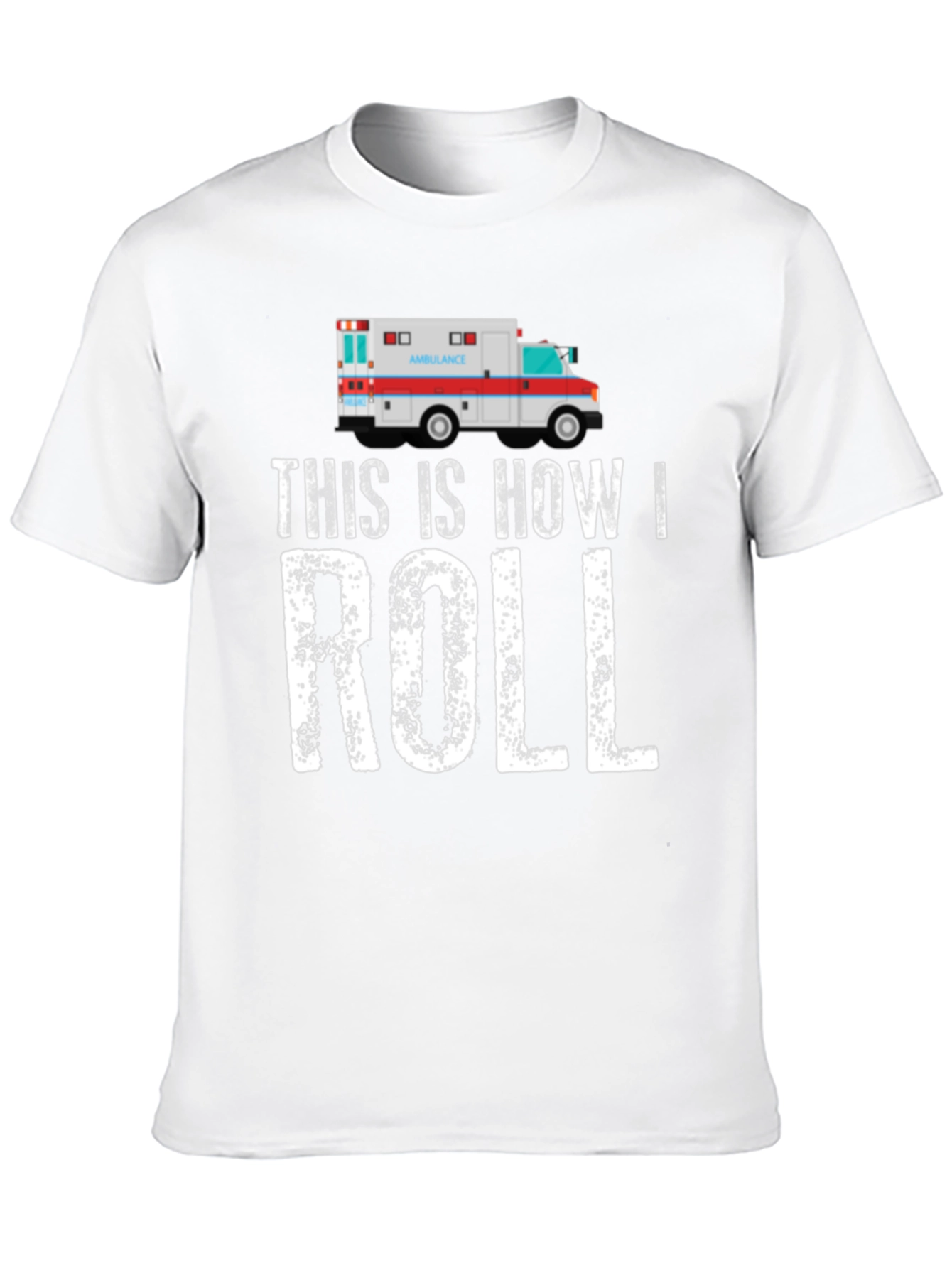 Camiseta Negra Así es Como Ruedo Ambulancia