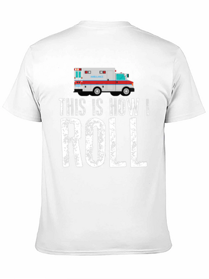 Camiseta Negra Así es Como Ruedo Ambulancia