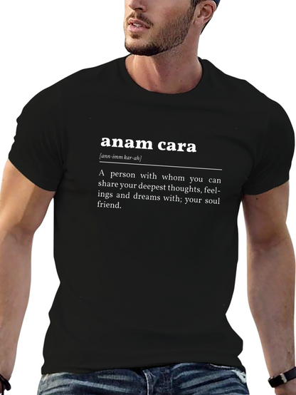 Camiseta Negra Anam Cara - Alma Gemela