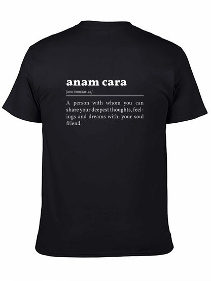 Camiseta Negra Anam Cara - Alma Gemela
