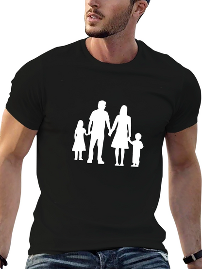 Camiseta Negra Familiar: Estilo y Unidad