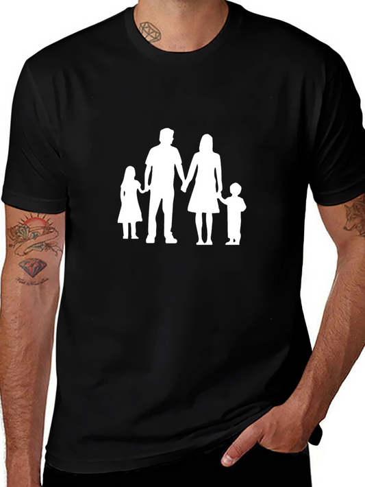 Camiseta Negra Familiar: Estilo y Unidad