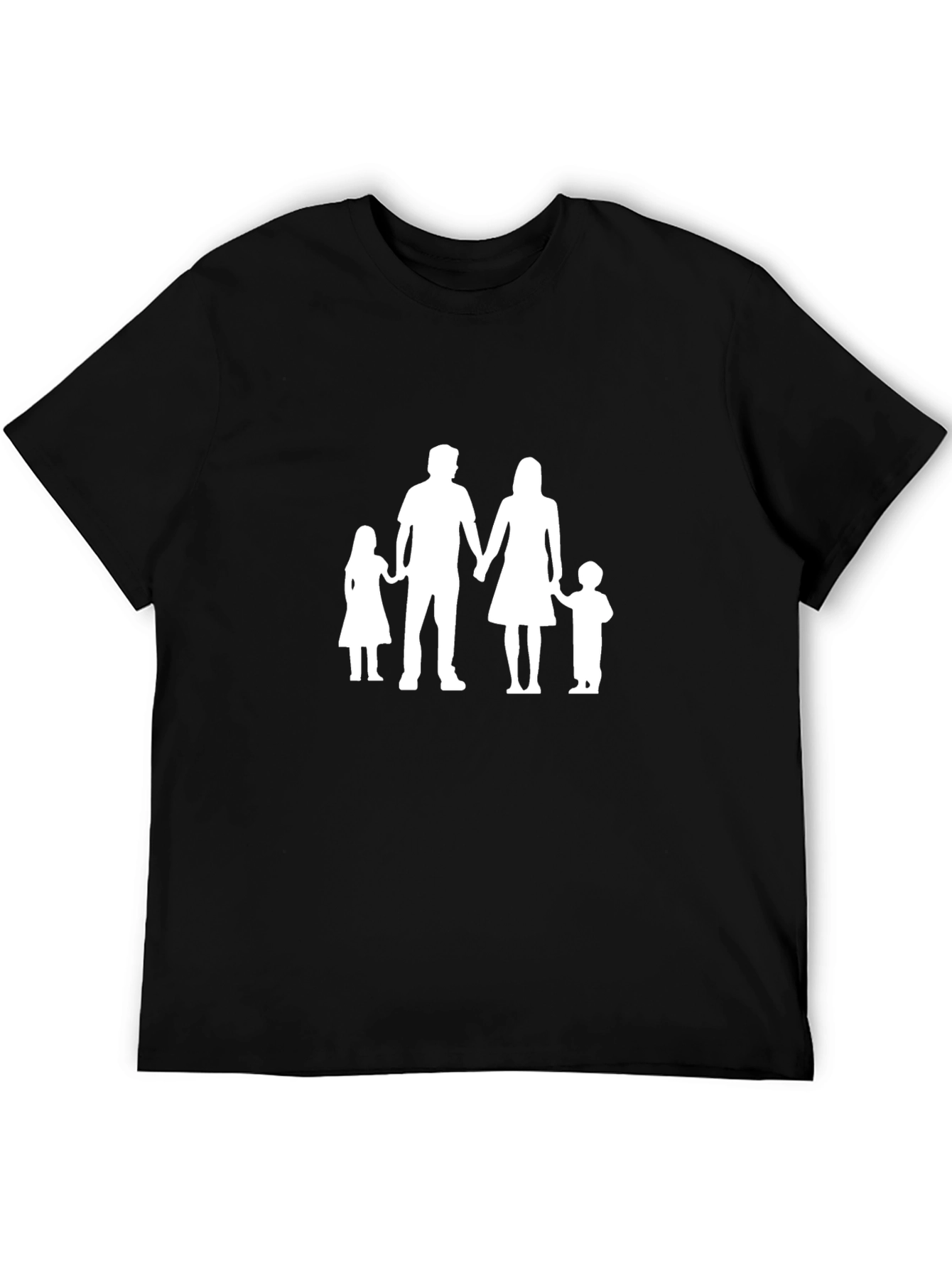 Camiseta Negra Familiar: Estilo y Unidad