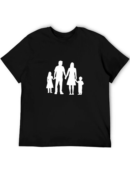 Camiseta Negra Familiar: Estilo y Unidad