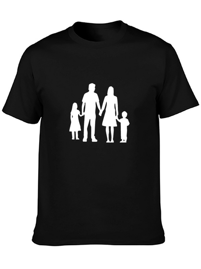 Camiseta Negra Familiar: Estilo y Unidad