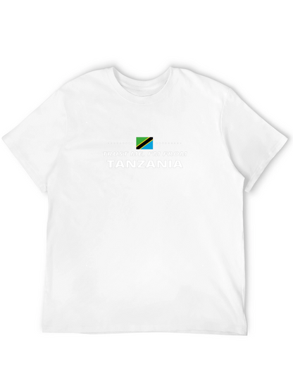 Camiseta Negra Confía en Mí Soy de Tanzania