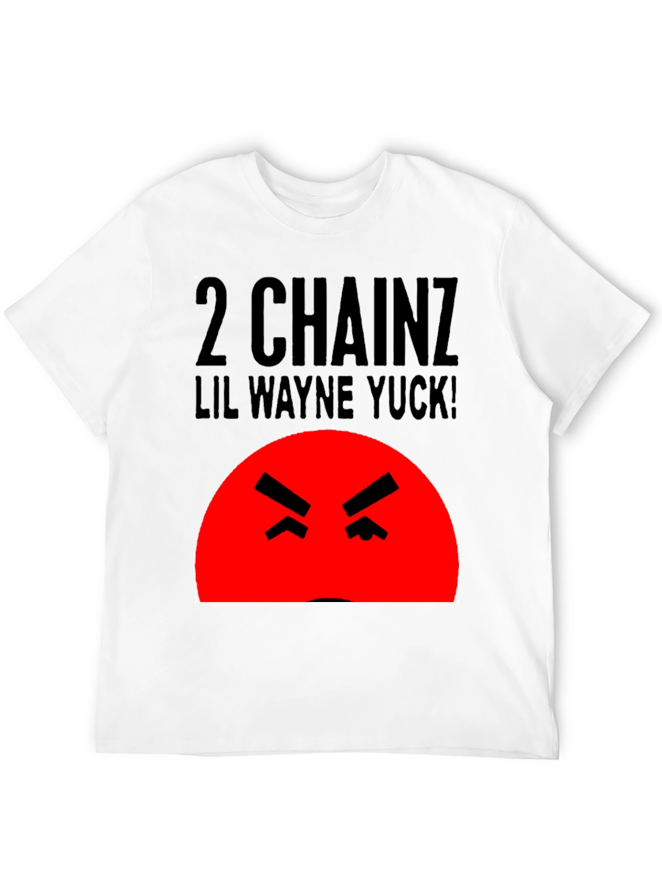 Camiseta Hombre Negra 2 Chainz Lil Wayne Yuck!