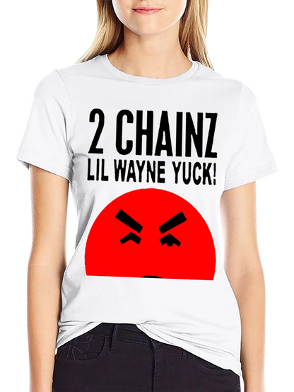 Camiseta Hombre Negra 2 Chainz Lil Wayne Yuck!