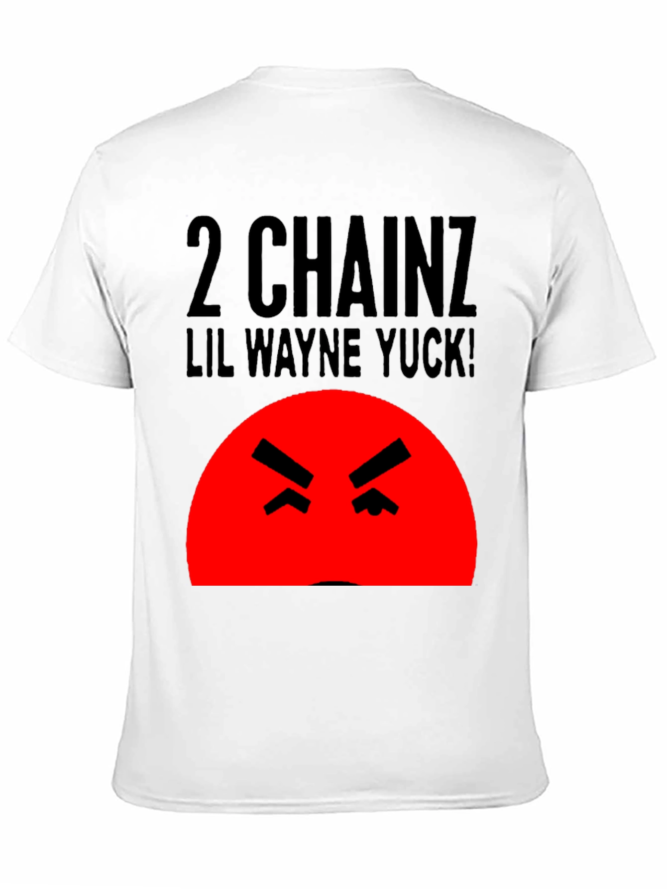 Camiseta Hombre Negra 2 Chainz Lil Wayne Yuck!