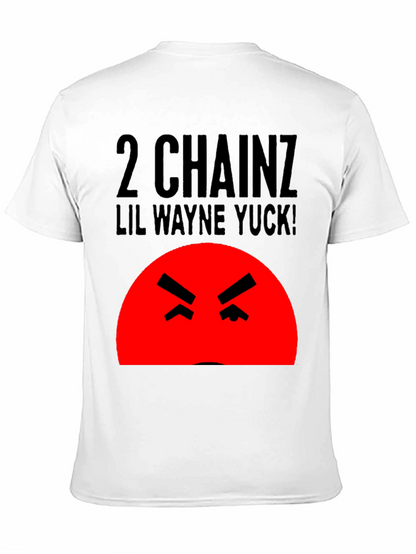 Camiseta Hombre Negra 2 Chainz Lil Wayne Yuck!