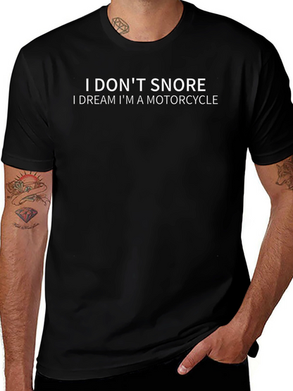 Camiseta Negra: No Ronco Sueño con Motos