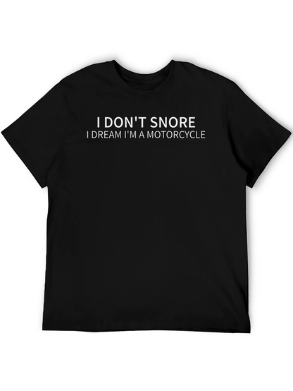 Camiseta Negra: No Ronco Sueño con Motos