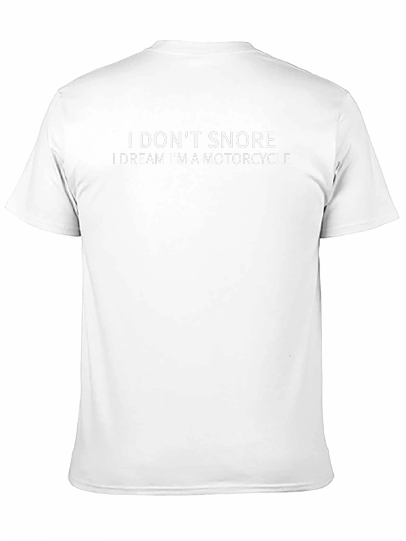 Camiseta Negra: No Ronco Sueño con Motos
