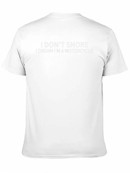 Camiseta Negra: No Ronco Sueño con Motos