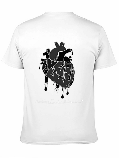 Camiseta Negra Corazón Anatómico