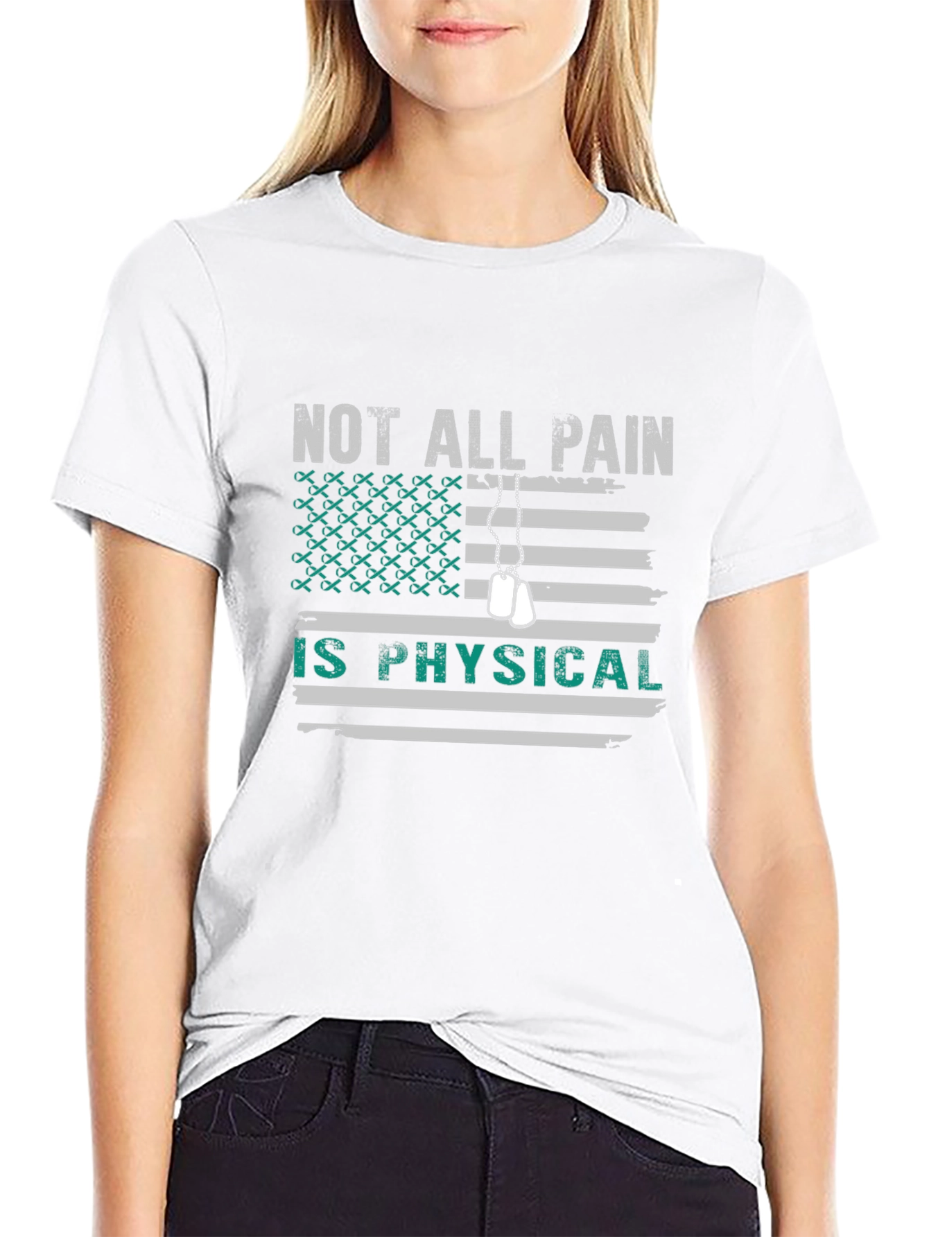 Camiseta Negra: No Todo Dolor es Físico