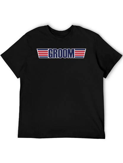Camiseta Groom Top Gun Estilo Boda Despedida Soltero