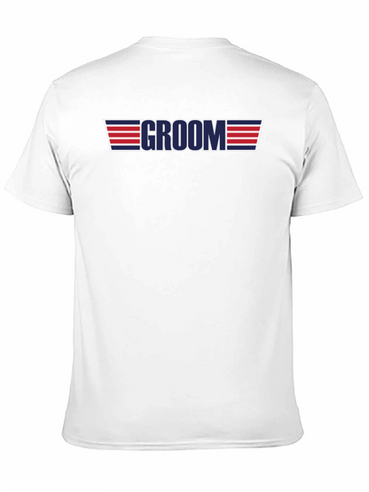 Camiseta Groom Top Gun Estilo Boda Despedida Soltero