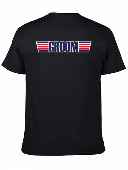 Camiseta Groom Top Gun Estilo Boda Despedida Soltero