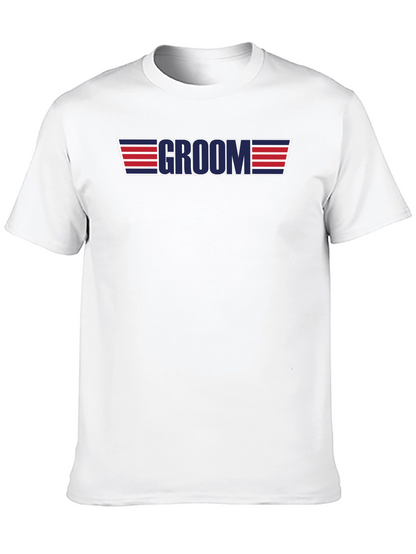Camiseta Groom Top Gun Estilo Boda Despedida Soltero
