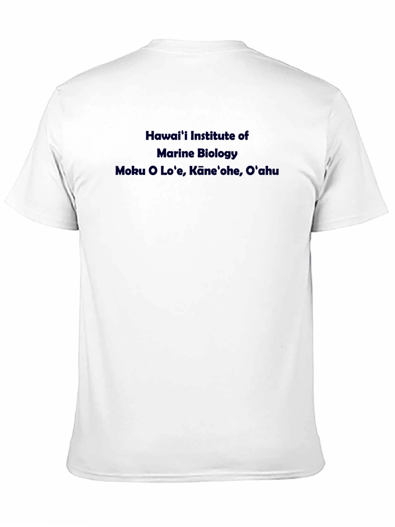Camiseta Negra Hawaii Institute Marine Biology