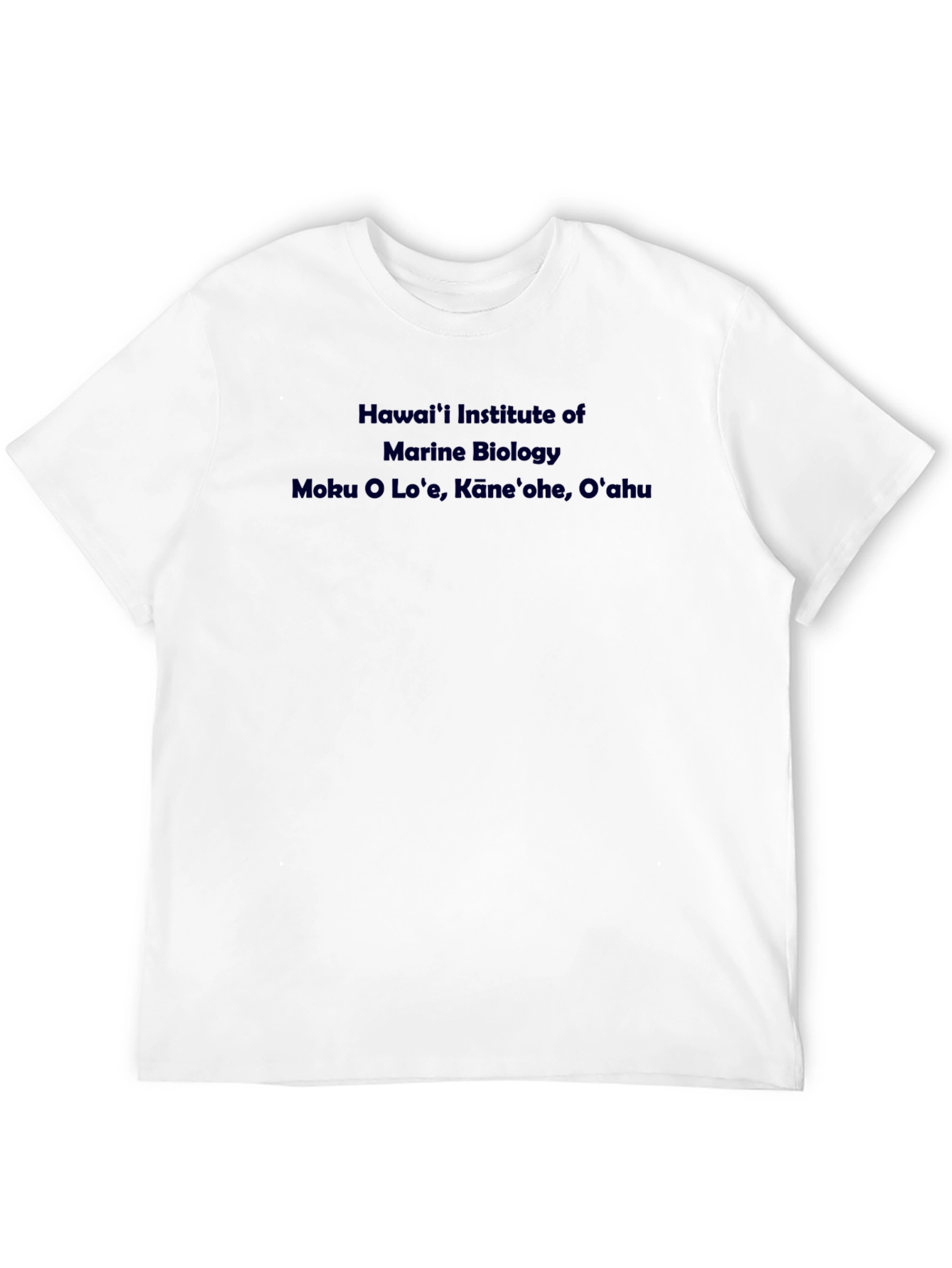 Camiseta Negra Hawaii Institute Marine Biology