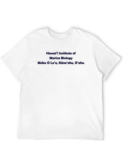 Camiseta Negra Hawaii Institute Marine Biology