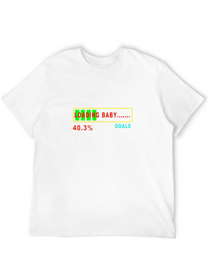 Camiseta Negra Divertida Loading Baby Embarazo