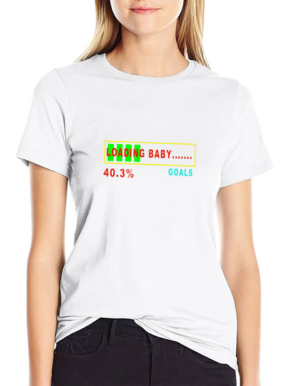 Camiseta Negra Divertida Loading Baby Embarazo