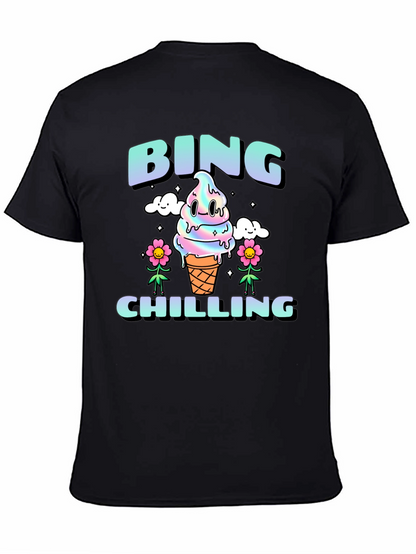 Camiseta Bing Chilling Unisex - Diseño Helado Kawaii