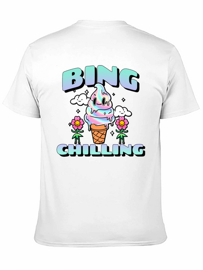 Camiseta Bing Chilling Unisex - Diseño Helado Kawaii