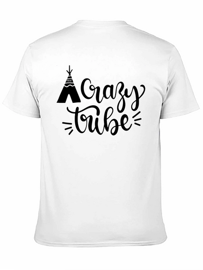 Camiseta Negra Crazy Tribe para Hombre