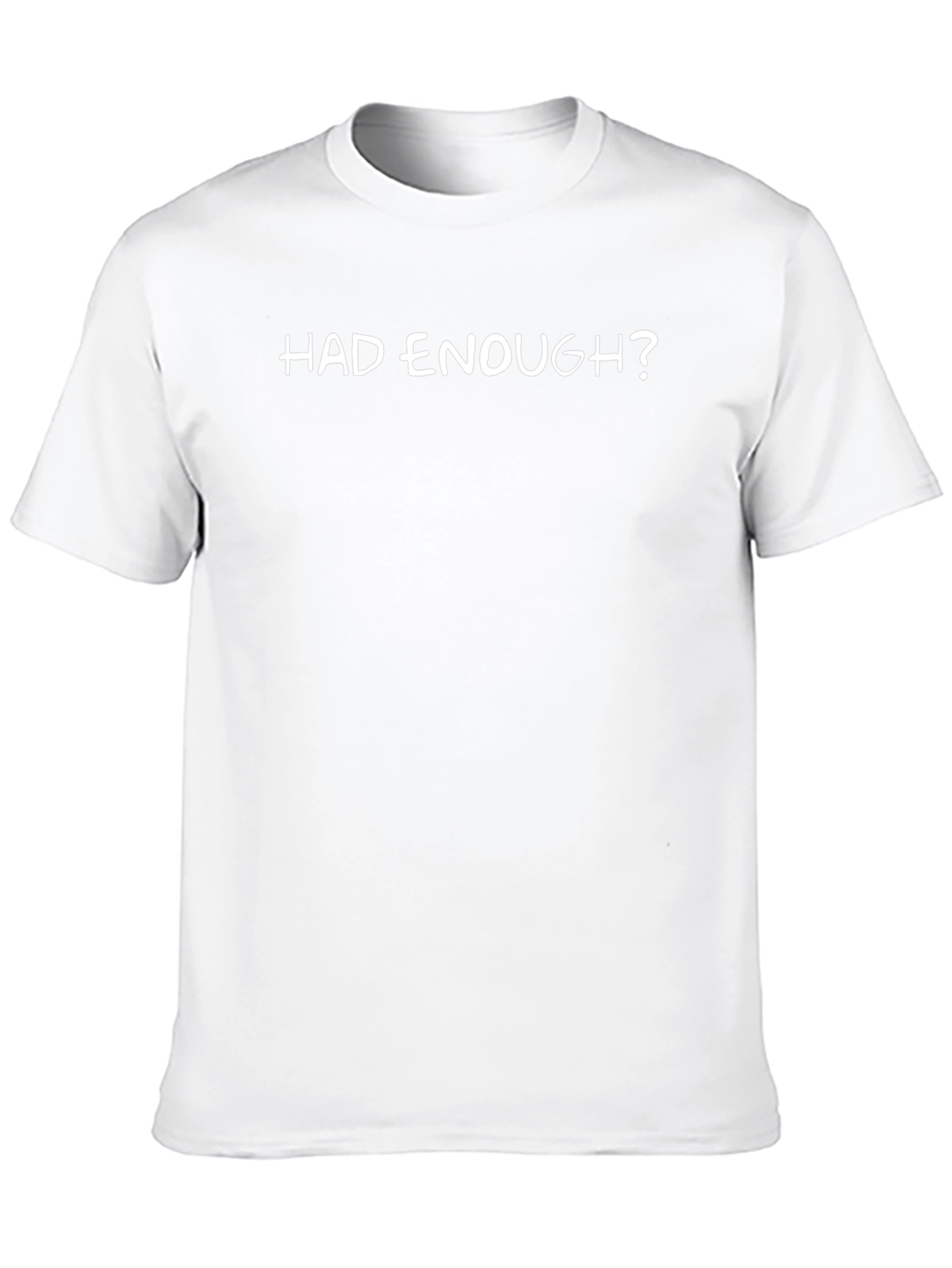 Camiseta Negra ¿Ya Basta? Casual