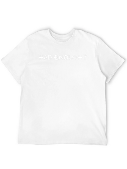 Camiseta Negra ¿Ya Basta? Casual