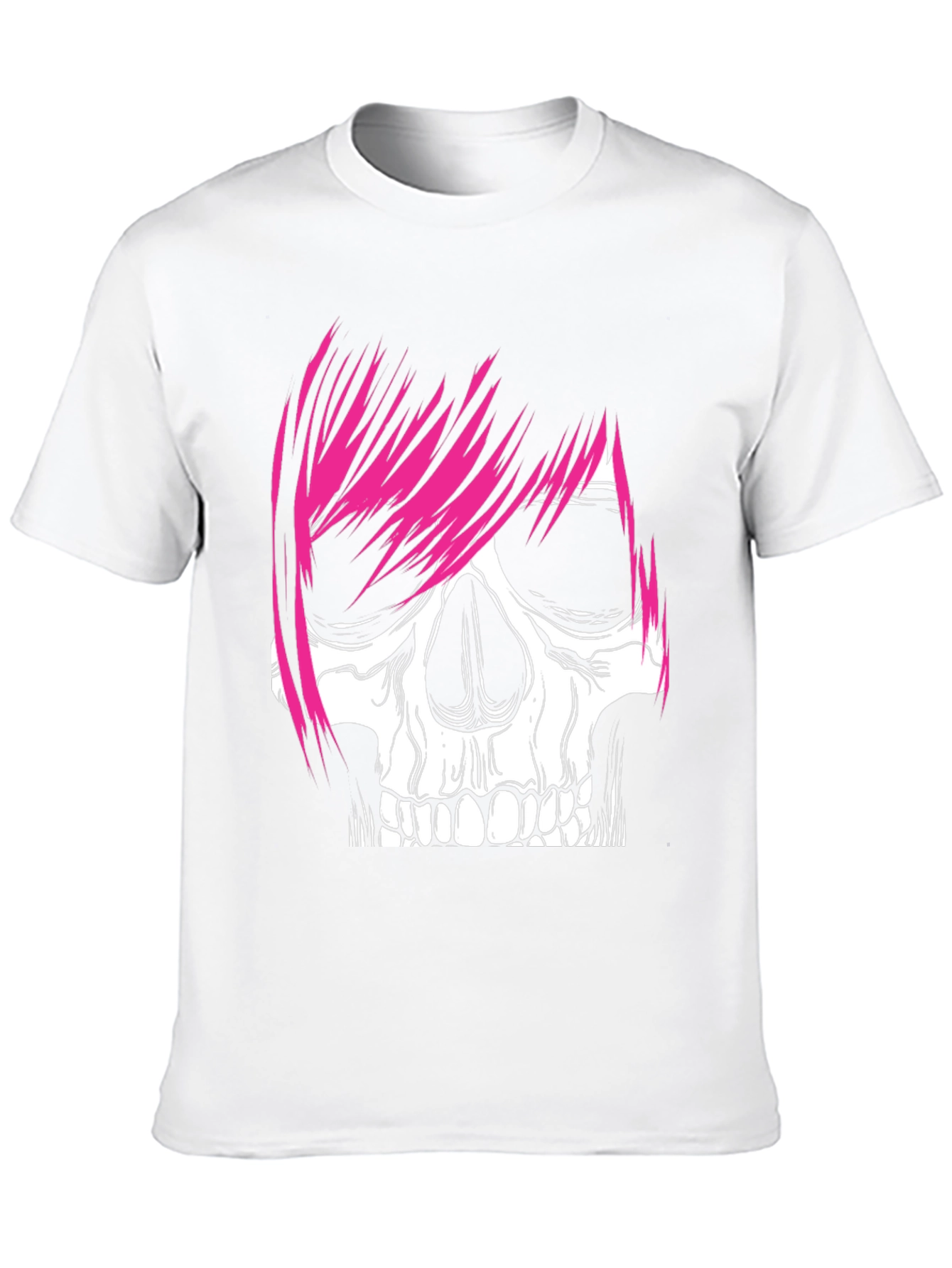 Camiseta Negra con Calavera Punk