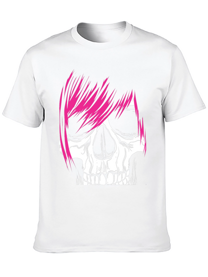 Camiseta Negra con Calavera Punk