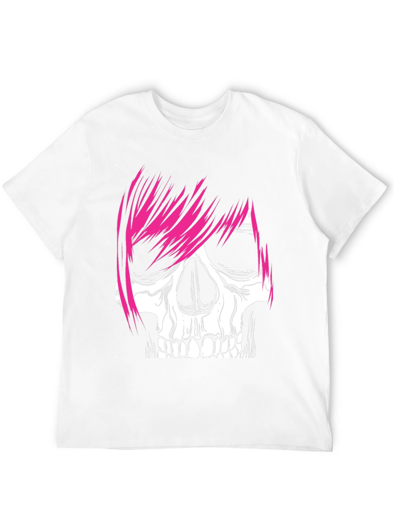 Camiseta Negra con Calavera Punk