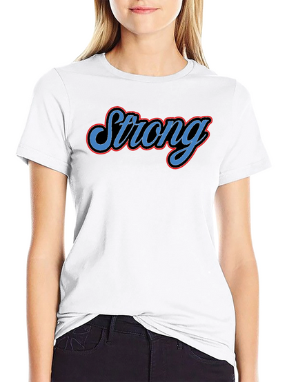 Camiseta Negra Strong para Hombre