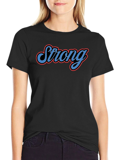 Camiseta Negra Strong para Hombre