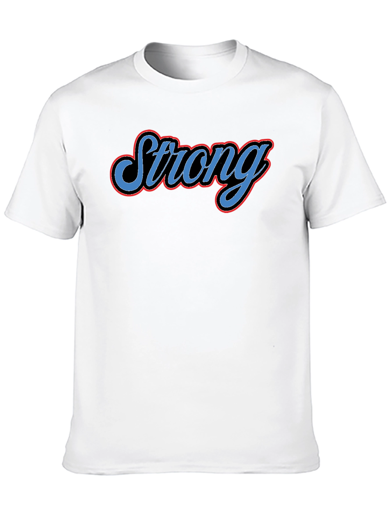 Camiseta Negra Strong para Hombre